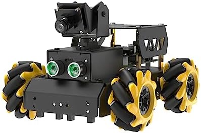 AI Vision Robot Car Kit for Raspberry Pi, TurboPi Coding Robot Kit STEM Projects Educational Building Robot Python Programming Programmable Open Source Smart Robotic (without Raspberry Pi)