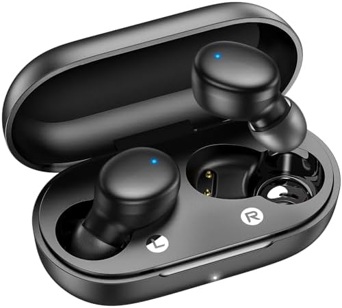kurdene Wireless Earbuds Bluetooth 5.3 in Ear Buds Light Weight Headphones,Deep Bass Sound,Built in Mics Headset,Clear Calls Earphones for Sports Workout