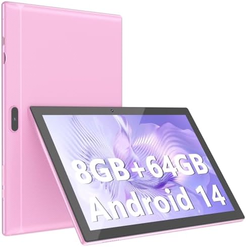 ATOZEE 10 Inch Tablet, Android 14 Tablets 8GB RAM 64GB ROM 1024GB Expand Tableta 2MP+ 8MP Camera Bluetooth WiFi-6 Tablet Computer 10.1 in Tablet IPS 10&#34; HD Display 6000mAh Long Battery Life Tablet