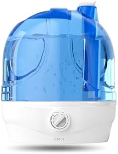 AZEUS Humidifiers, 2.8L Ultrasonic Cool Mist Humidifier for Large Room Babies Office, Quiet Humidifiers with Microporous filters, Lasts up to 50 Hours, Auto Shut-Off (BPA-Free)