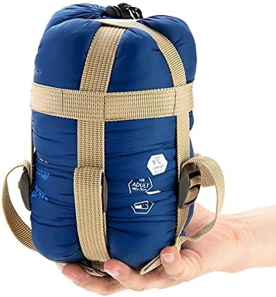 ECOOPRO Warm Weather Sleeping Bag - Portable, Waterproof, Compact Lightweight, Comfort with Compression Sack - Great for Outdoor Camping, Backpacking &amp; Hiking-83 L x 30&#34; W Fits Adults