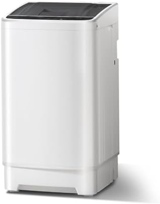 Full Automatic Washing Machine, 1.3 Cu. Ft. Portable Washer and Spinner Combo with 8 programs, 10Lbs Laundry Machine for Apartment RV Dorm
