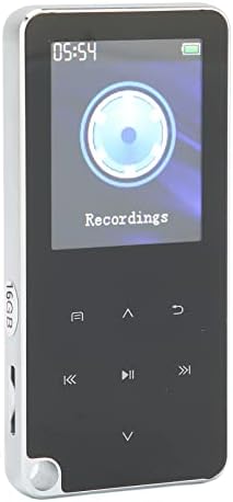 MP3 PlayerMP4 Player with Bluetooth 4.0, 1.8 Inch LCD Color Screen Digital Lossless MP3 Music Player with Headset for Walking Running, One Recording, Supports AMV, AVI