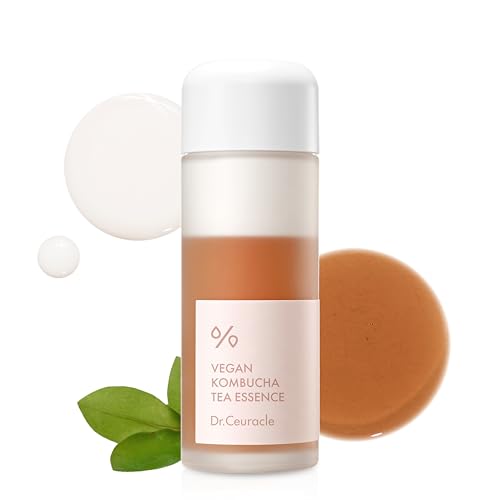 Dr.Ceuracle Vegan Kombucha Tea Essence - Hydrating Milky Toner with Kombucha Tea Extract, Centella Asiatica, Ceramide, Korean Skincare (150 ml \/ 5.07 fl. oz.)
