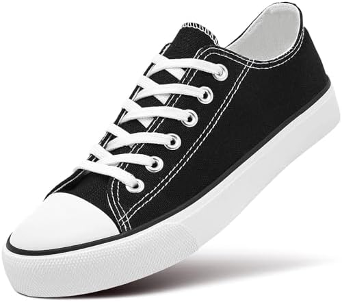ZGR Women&#39;s Canvas Low Top Sneaker Lace-up Classic Casual Shoes for Women