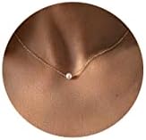 Pearl Necklaces for Women,14K Real Gold Plated Dainty Cute Pearl Necklace for Women Handmade Pearl Chain Necklace Everyday Jewelry Gift