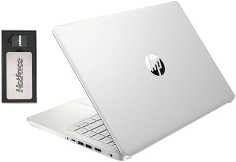 HP Stream 14&#34; HD BrightView Laptop, Intel Celeron N4120, 16GB RAM, 288GB Storage (128GB eMMC + 160GB Docking Station Set), Intel UHD Graphics, 720p Webcam, Wi-Fi, 1 Year Office 365, Win 11 S, Silv