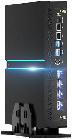 Kinupute Mini PC Gaming, Desktop Computer i9-14900F 24 Cores Upto 5.8GHz, 64G DDR5, 4T M.2 PCIE4.0 SSD, Windows 11 Pro, GeForce RTX4070 12G, Four Display, 8K@60Hz Outputs, Dual LAN, WiFi6E\/BT5.3