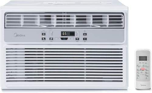 Midea 12,000 BTU EasyCool Window Air Conditioner, Dehumidifier and Fan - Cool, Circulate and Dehumidify up to 550 Sq. Ft., Reusable Filter, Remote Control