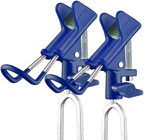 E-jades Fishing Rod Holders for Bank Fishing, Fishing Pole Holders for Ground 360 Adjustable, Bank Rod Rack Stand, Fish Pole Holder for Beach, Gifts for Men Birthday