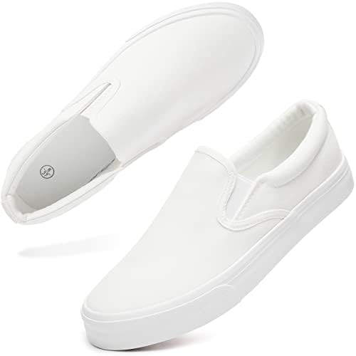Women&#39;s Slip on Shoes Canvas Sneakers Loafers Non Slip Shoes Low Top Casual Shoes