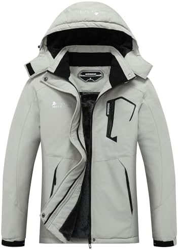 MOERDENG Women&#39;s Waterproof Ski Jacket Warm Winter Snow Coat Mountain Windbreaker Hooded Raincoat Jacket