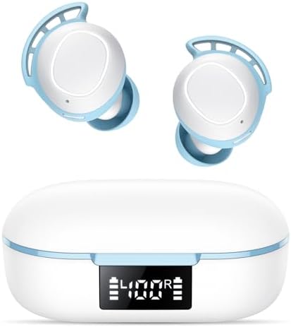 Tiksounds Ear Buds Mini Wireless Earbuds, Bluetooth 5.3 Headphones Bass Stereo, 60H Playtime Noise Cancelling Earbuds with 4 Mic, IP8 Waterproof Lightweight in Ear Earphones for Running\/Workout