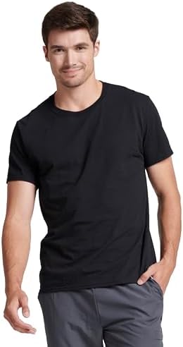 Russell Athletic Men&#39;s Dri-Power Cotton Blend Short Sleeve Tees, Moisture Wicking, Odor Protection, UPF 30+, Sizes S-4x