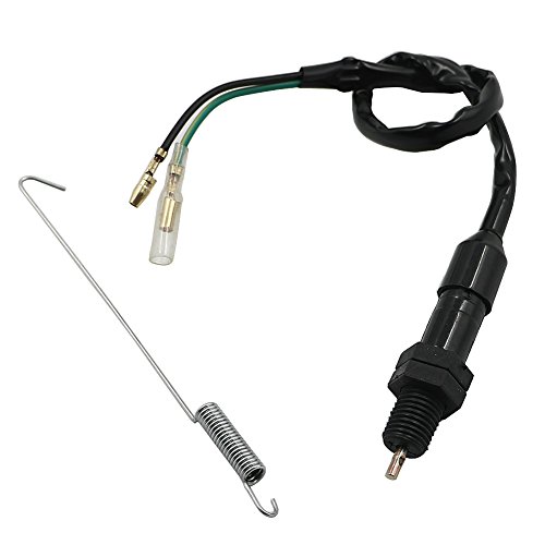 Alpha Rider Universal 2 Wire Rear Brake Light Switch Rear Brake Stop Light Switch for Honda Kawasaki Suzuki Yamaha &amp; Most Motorcycle