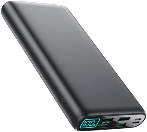 Portable Charger 38800mAh,LCD Display Power Bank,5 USB Outputs Battery Pack Backup, USB-C in&amp;out Dual Input Phone Charging Compatible with iPhone 16\/15\/14\/13 Pro\/12,Android Samsung Galaxy Pixe