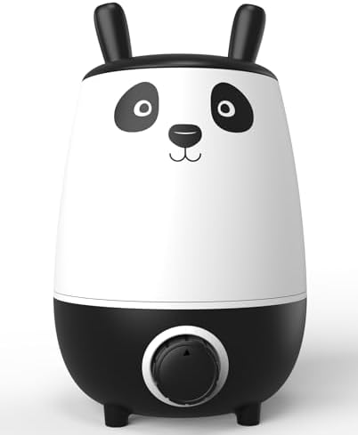 Everlasting Comfort Cool Mist Humidifiers for Bedroom 2.5L - Humidifier Large Room No-Filter, Quiet Air Humidifier for Plants, Allergies, Dry Skin, Congestion, 8 Hr Run Time, Easy Clean