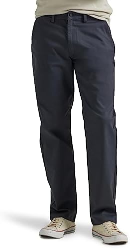 Lee men's wrinkle free casual straight leg pants