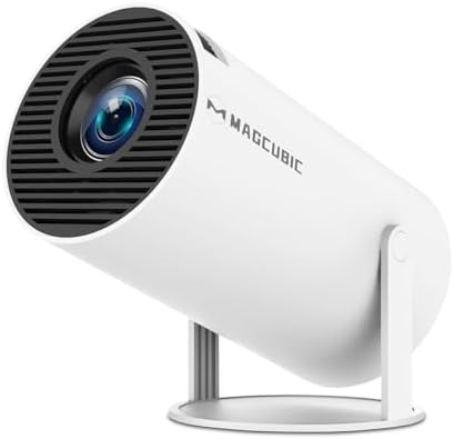 Magcubic HY300PRO Mini Projector with WiFi and Bluetooth, 4K Support Smart Portable Projector Auto Keystone , Air Mouse Remote, Voice Control, 180 Degree Rotation, Home Video Proyector Android 11