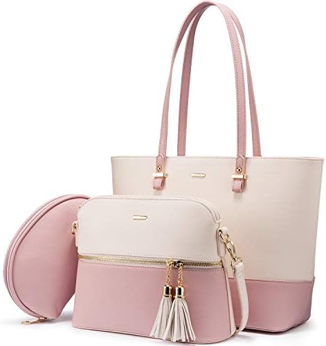 LOVEVOOK Women's Handbag Shoulder Bag Handbag Hobo 3-Piece Wallet Set