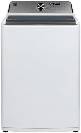 Kenmore 4.5 cu. ft. Top Load Washer with Triple Action Impeller for Tough Dirt &amp; Stains-Reduce Laundry Time with Accela and Express Wash-LED, White